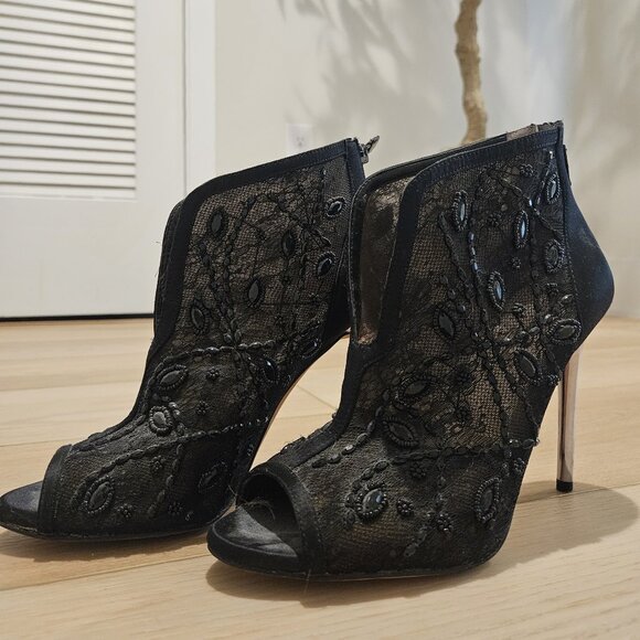 BCBGMaxAzria Jewel Embellished Booties, Size US 10 - Picture 4 of 5